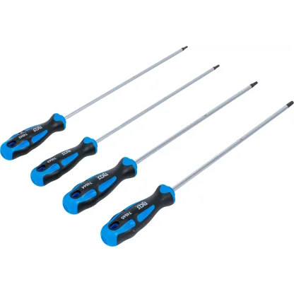 Sada šroubováků TORX, extra dlouhé, T15 - T30, 4 kusy - B74541