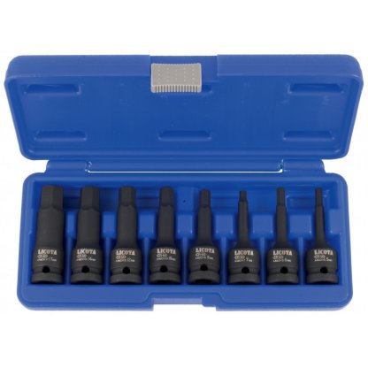 Sada vnějších nástrčných klíčů HEX 1/2", 8 ks - Liasa40001