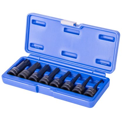 Sada vnějších nástrčných klíčů TORX 1/2", 8 ks - LIASA40002