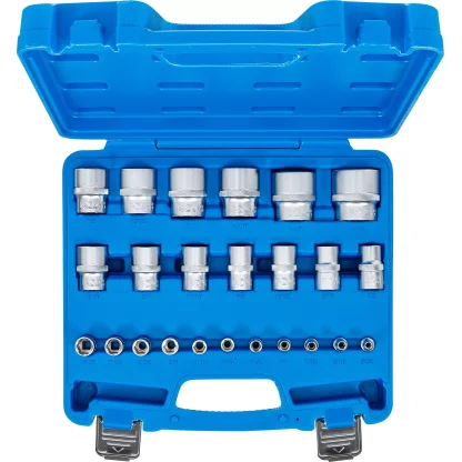 Sada vnitřních nástrčných klíčů 1/4" a 1/2", šestihranné, 24 ks - B2246