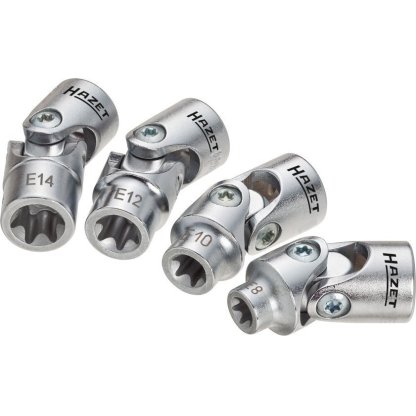 Sada vnitřních nástrčných kloubových klíčů 3/8" TORX® HAZET 880G-E/4 - HA040520