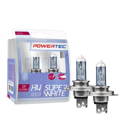 Sada žárovek 12V 2xH4 SUPER WHITE, PTZSW4-DUO, 51312