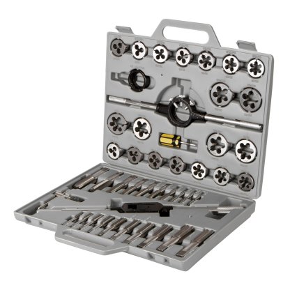 Sada závitníků a oček, M6 - M24, 45 ks - HT640204M