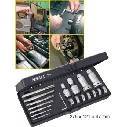 Sada závitníků a závitových matic 21 ks - 849- HA035984