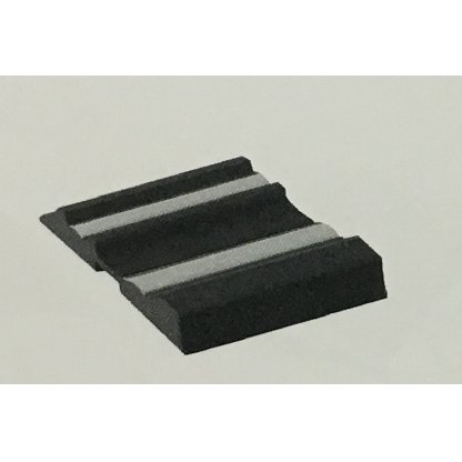 Samolepící lišta černá, 2x chromovaný proužek, 5m, 40x6mm, 32405A/5