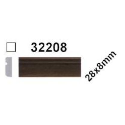 Samolepící lišta černá, 5m, 28x8mm, 32208/5