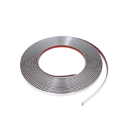 Samolepící lišta chrom 9mm x 8m, 63754
