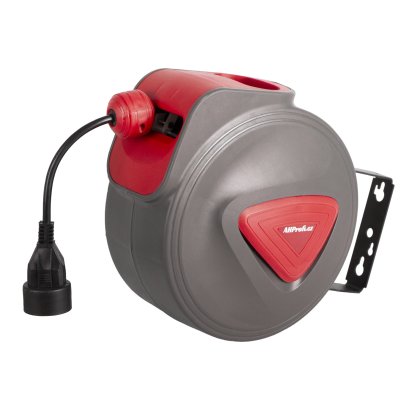 Samonavíjecí buben s elektrickým kabelem a zásuvkou 12m - XBEB01-12