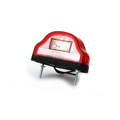 Sdružené zadní poziční světlo + osvětlení SPZ, 12V-24V, LED, W72