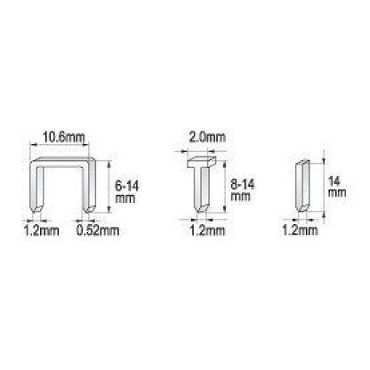 Sešívačka čalounická 10,6 mm