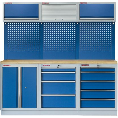 Sestava 6-ti ks PROFI BLUE dílenského nábytku 2040 x 495 x 2000 mm - MTGS1300BF Blue