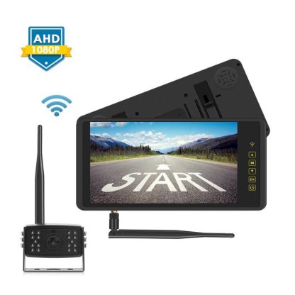 SET bezdrátový digitální kamerový systém s monitorem 9" AHD na zrcátko