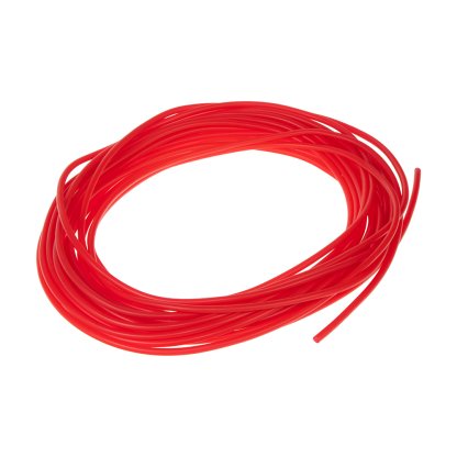 Silikonová bužírka 3mm červená 10m