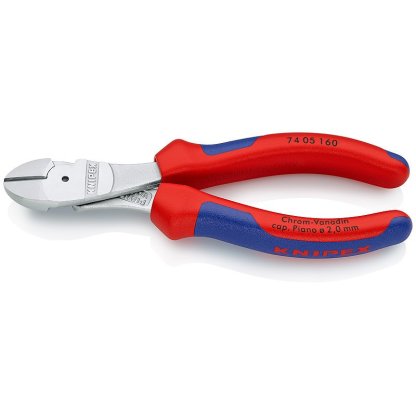 Silové boční štípací kleště chromované 160 mm - 7405160