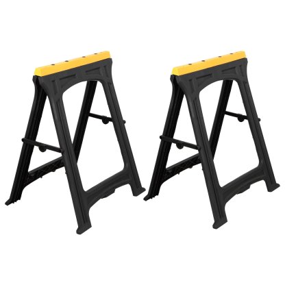 Skládací koza na dřevo, sada 2 ks, PP, nosnost 170 kg/pár - HT490314