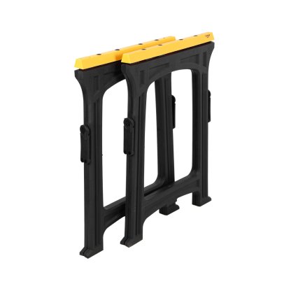 Skládací koza na dřevo, sada 2 ks, PP, nosnost 170 kg/pár - HT490314