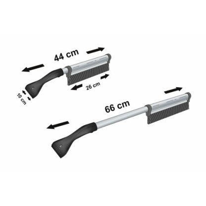 Škrabka se smetáčkem teleskopická 44-66cm, 10312