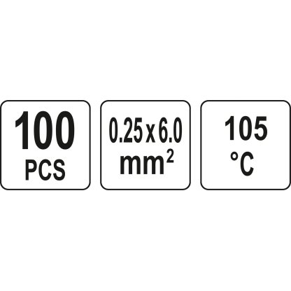 Smršťovací bužírky s pojidlem vodotěsné sada 100ks, YT-81450