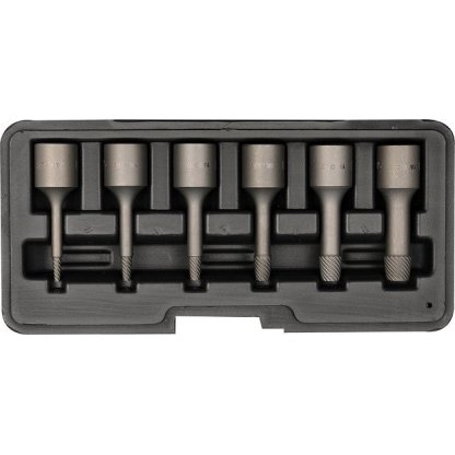 Souprava na demontáž závrtných šroubů 3/8" 6 ks YATO - YT-0623