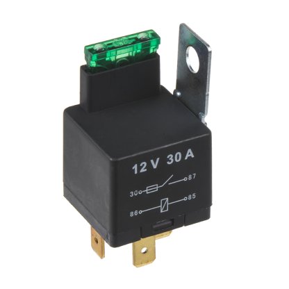 SPÍNACÍ relé s pojistkou 12V, 30A