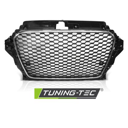 Sportovní maska Audi A3 8V 12-16 RS3-style chrom černá