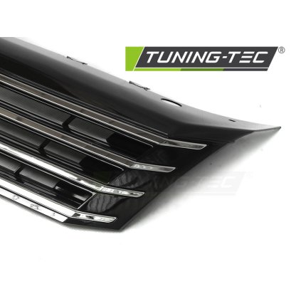 Sportovní maska bez znaku VW Passat B7 10-14 chrom/černá