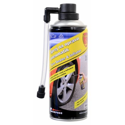 Sprej na opravu pneumatik 450ml CAPTAIN, 90499