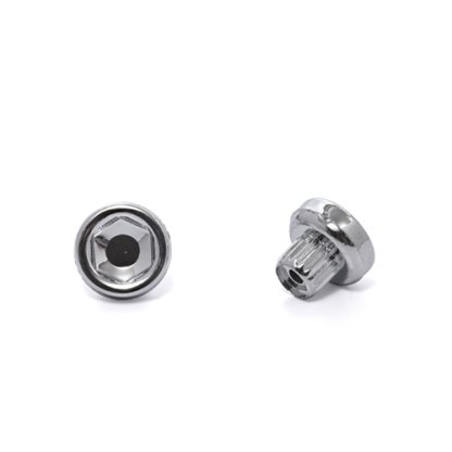Šroub (RIVETS-JR23-CHROME), průměr hlavy 13mm, naklepávací, průměr 7,0mm, výška 10,5mm
