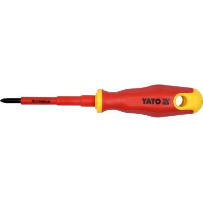 Šroubovák křížový PZ1 x 80 mm izolovaný 1kV - YT-2825