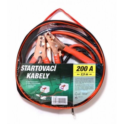 Startovací kabely 200A 2,5m zipper bag