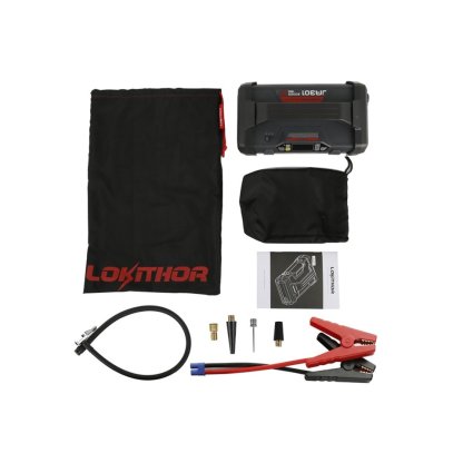 Startovací zdroj (JumpStarter) s kompresorem, 74Wh/2000A, 12V