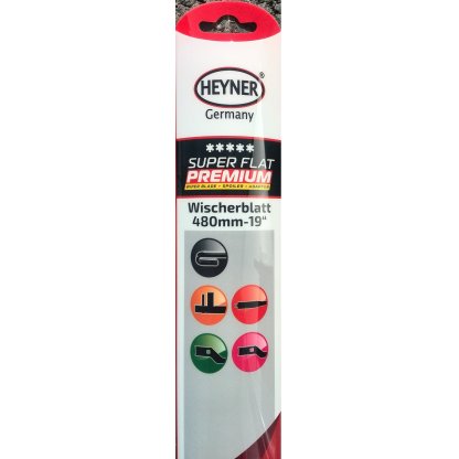 Stěrač 19"/48cm SUPER FLAT PREMIUM + adaptéry, 279000