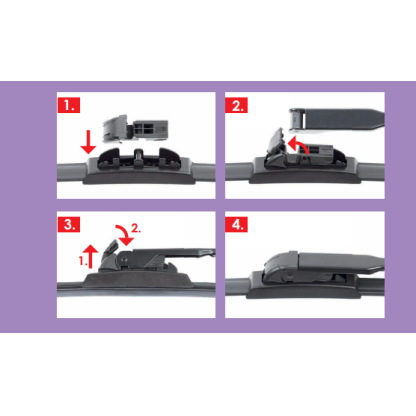 Stěrače Audi A4 Avant (8E5, 8ED, B6, B7) 11/2003-06/2008 | HEYNER