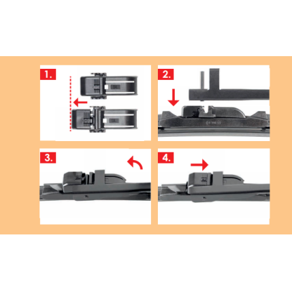 Stěrače Citroen C5 Break (X4, X3) 12/2003-03/2008 | HEYNER