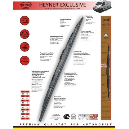 Stěrače EXCLUSIVE 28"/71 cm, 168000
