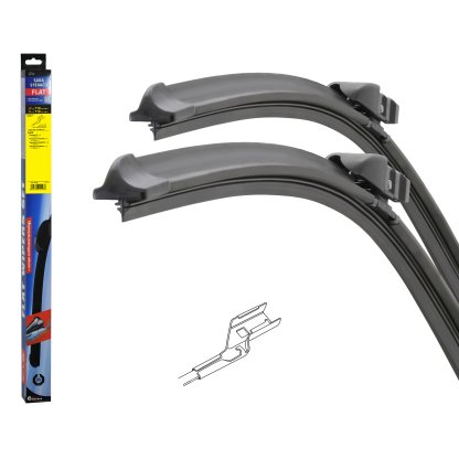 Stěrače FLAT SET (CUBE) 710+710mm, 10598