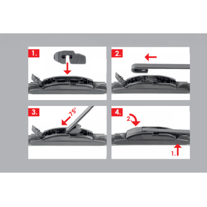Stěrače Lancia Ypsilon (843) 06/2003-11/2011 | HEYNER
