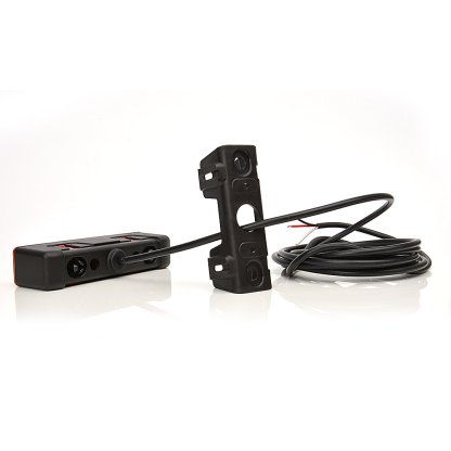 Stroboskopická lampa žlutá 12-24V, 7 funkci, žlutý kryt W117