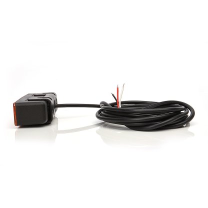 Stroboskopická lampa žlutá 12-24V, 7 funkci, žlutý kryt W117