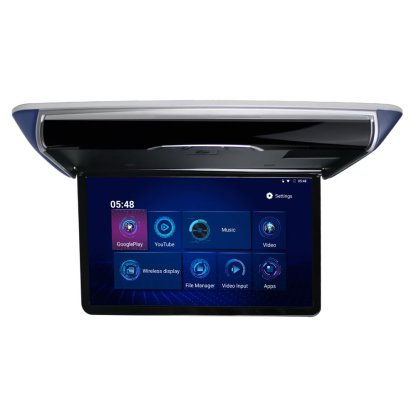 Stropní LCD motorický monitor 13,3" s OS. Android HDMI / USB, DO se snímačem pohybu, 4 barvy krytu