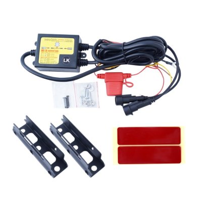 Světla denního svícení 5 HIGH POWER LED 12/24V (182x23x51mm), 33550