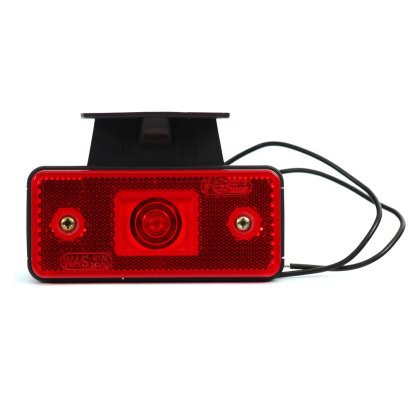 Světlo sdružené obrysové zadní s držákem, 12V-24V, LED, W17D