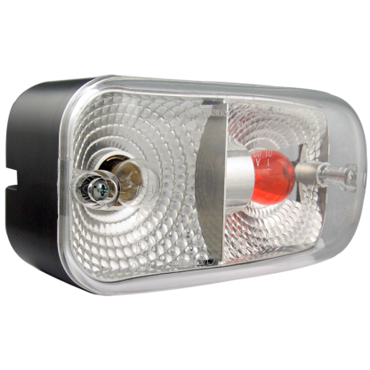 Světlo Zetor přední levé 162x77 (blinkr, pozička,12V) AMP kabel 15cm, 39801