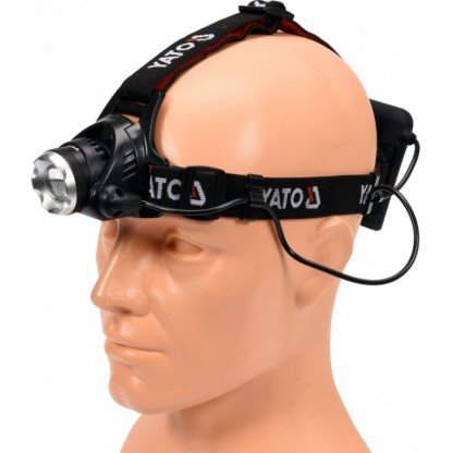 Svítilna čelovka LED XM-L2 CREE 10W, 450 lm - YT-08591