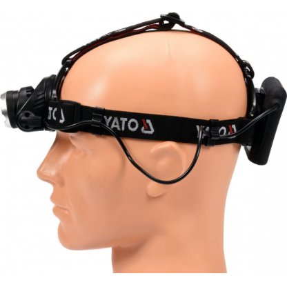 Svítilna čelovka LED XM-L2 CREE 10W, 450 lm - YT-08591