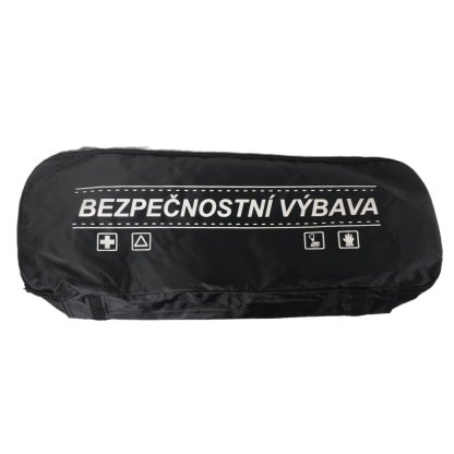Textilní obal pro soupravu s povinnou výbavou, černý