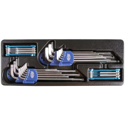 TORX a IMBUS klíče, 33 dílů ve výplni do dílenského vozíku - LIACK384008