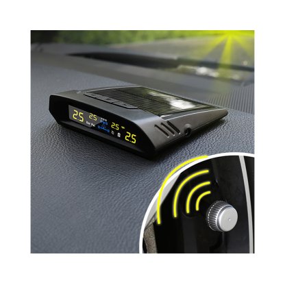TPMS kontrola tlaku v pneumatice 4 externí čidla / solární napájení