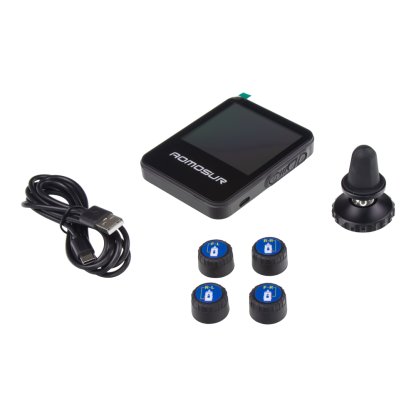 TPMS kontrola tlaku v pneumatice přívěsného vozíku / karavanu 4 externí čidla