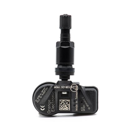 TPMS senzor ORANGE (SP201M-BLACK) EU 433MHz, ventilek hliníkový elox černý